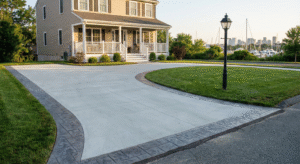 concrete driveway quincy ma