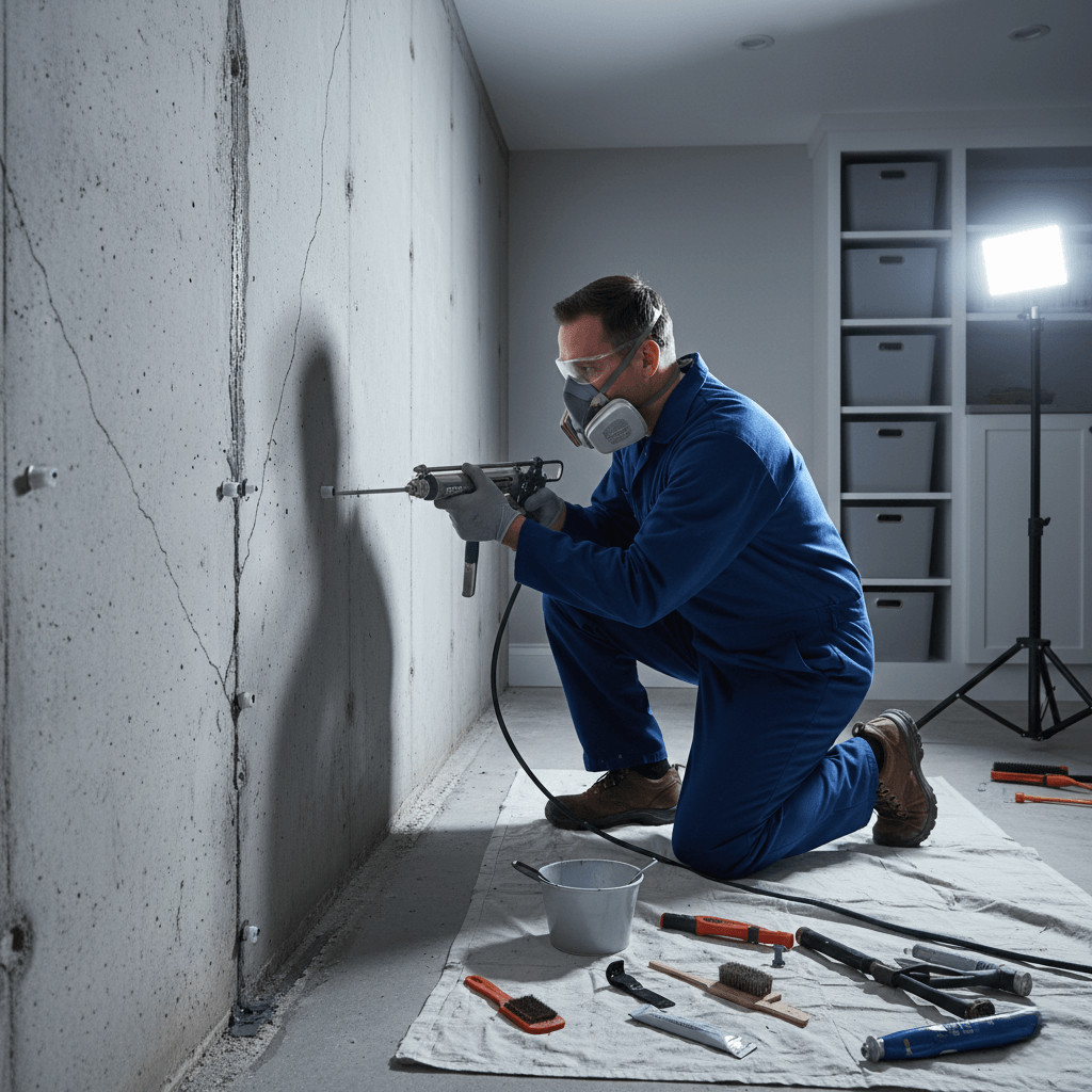 concrete foundation repair quincy ma