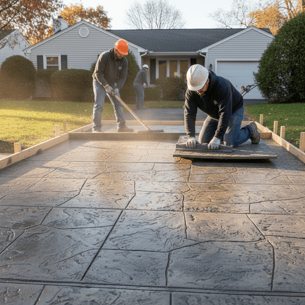 stamped concrete quincy ma